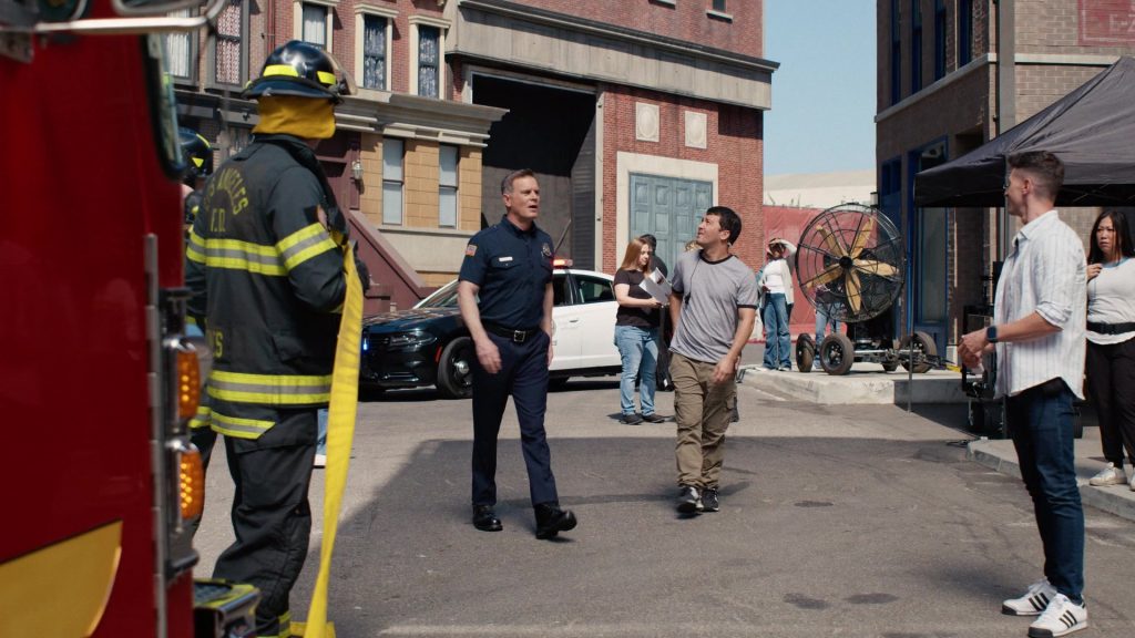 Adidas Sneakers in 9-1-1 S08E01 (2024) (Image 1)