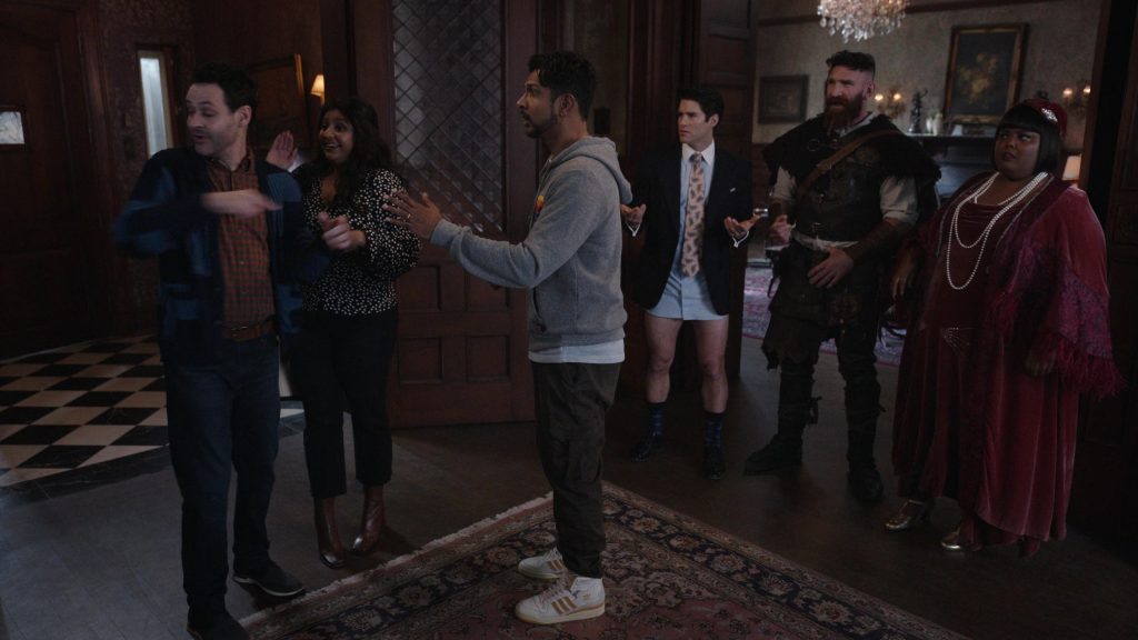 Adidas Sneakers in Ghosts S03E03 “He Sees Dead People” (2024) (Image 1)