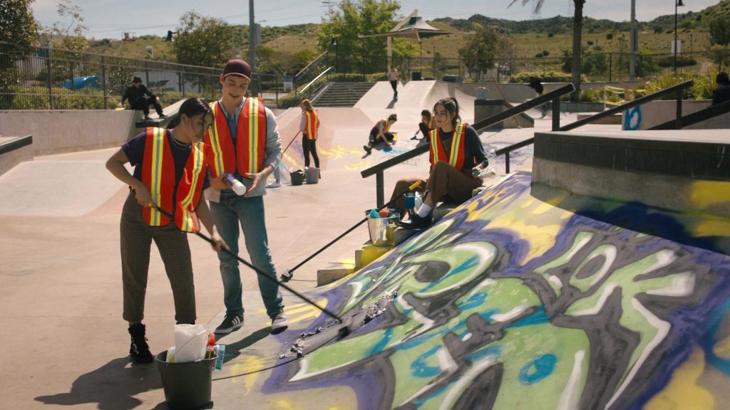 Adidas Sneakers in Light as a Feather – Season 2, Episode 2, “… Free as a Bird” (2019) (Image 1)