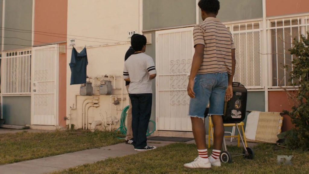 Adidas Sneakers in Snowfall – Season 3, Episode 7, Pocket Full of Rocks (2019) (Image 3)