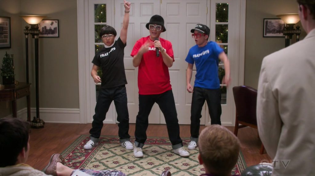 Adidas Sneakers in The Goldbergs Season 7 Episode 4 “Animal House” (2019) (Image 1)