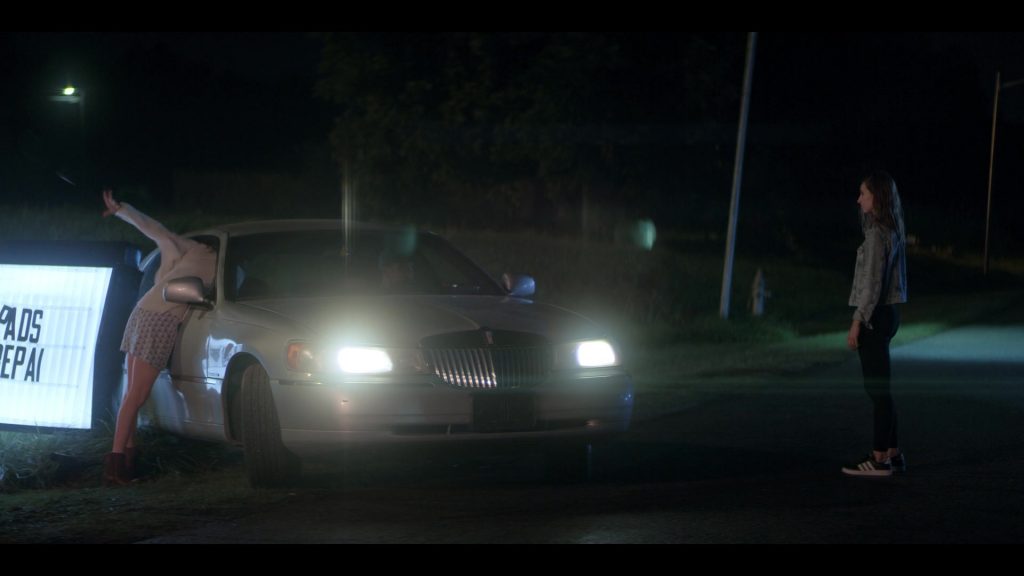 Adidas Sneakers of Anjelica Bette Fellini as Blair Wesley in Teenage Bounty Hunters S01E01 “Daddy's Truck” (2020) (Image 1)