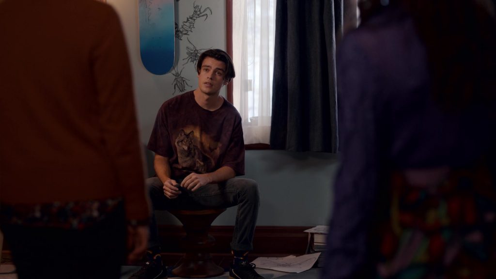 Adidas Sneakers of Felix Mallard as Marcus Baker in Ginny & Georgia S02E01 “Welcome Back, Bitches!” (2023) (Image 1)