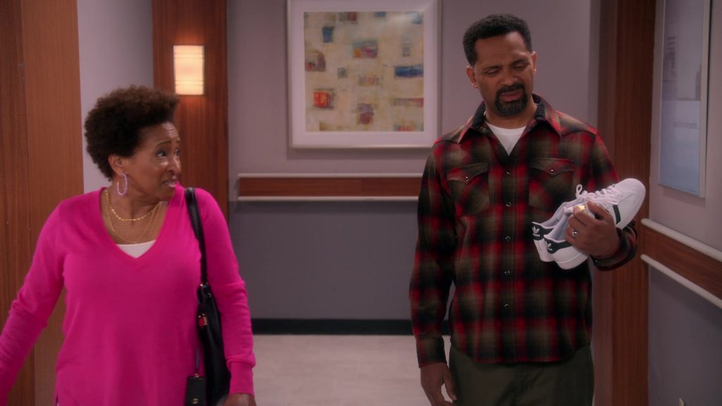 Adidas Sneakers of Mike Epps as Bernard in The Upshaws S03E07 “Heart Matters” (2023) (Image 4)