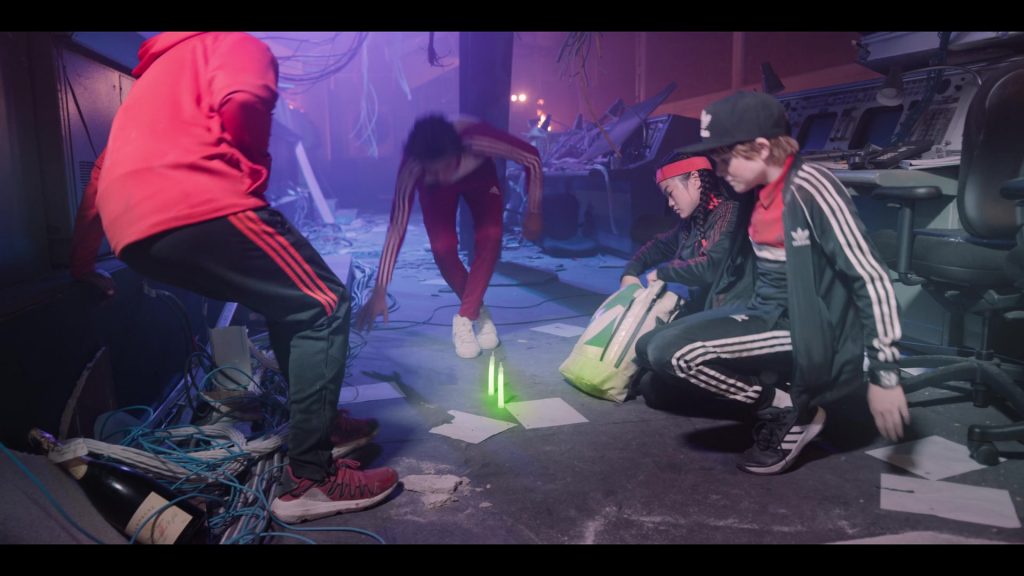 Adidas Sportswear Worn by Jack Gore, Benjamin Flores Jr., Miya Cech & Alessio Scalzotto in Rim of the World (2019) (Image 6)