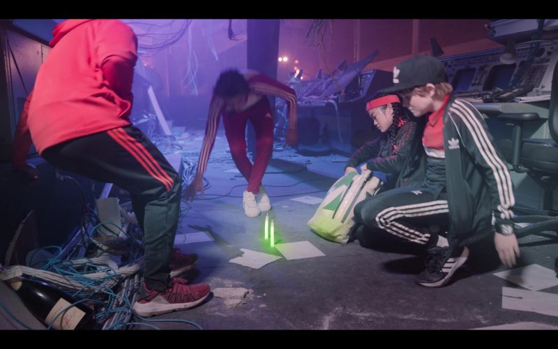 Adidas Sportswear Worn by Jack Gore, Benjamin Flores Jr., Miya Cech & Alessio Scalzotto in Rim of the World (2019) (Image 6)