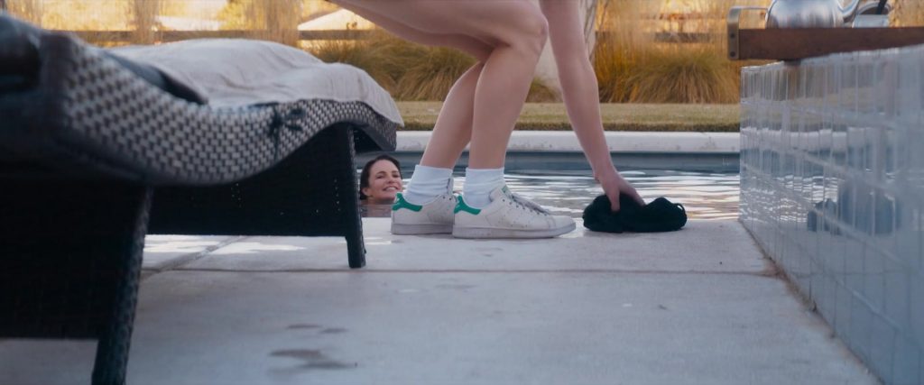 Adidas Stan Smith Shoes of Greer Grammer as Grace in Deadly Illusions (2021) (Image 4)