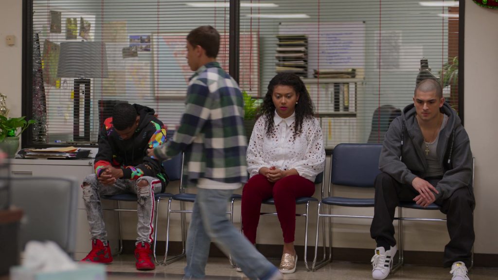 Adidas Superstar Shoes of Diego Tinoco as Cesar Diaz in On My Block S04E04 “Chapter Thirty-Two” (2021) (Image 1)