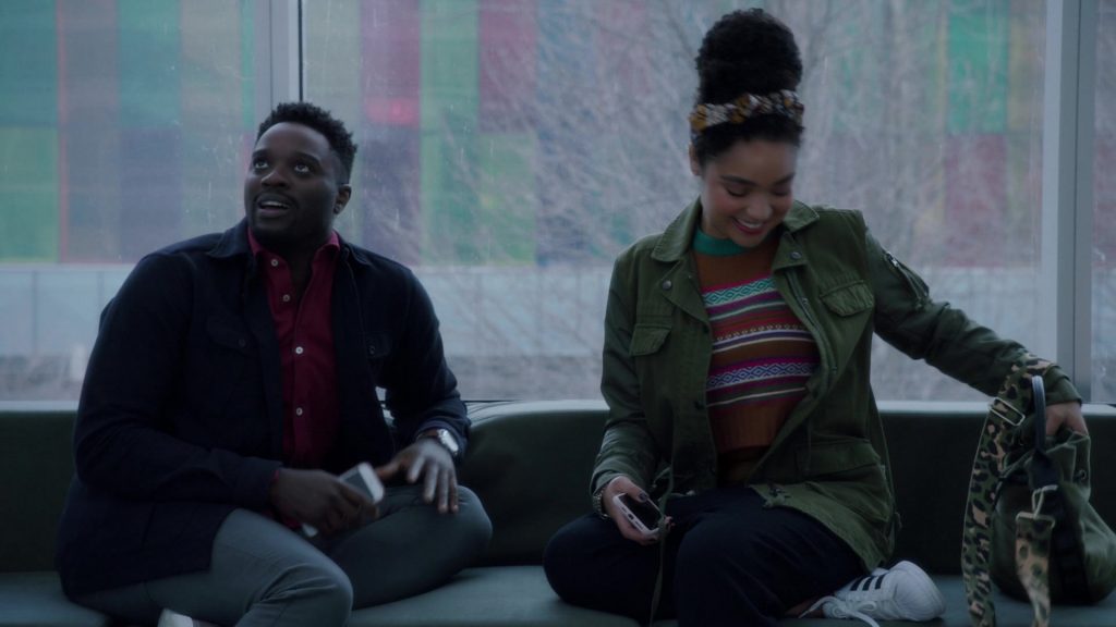 Adidas Superstar Sneakers Worn by Aisha Dee as Kat in The Bold Type S04E13 “Lost” (2020) (Image 1)