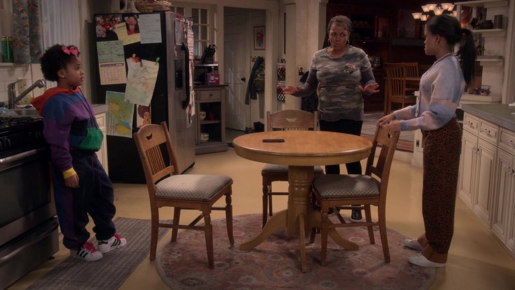 Adidas Superstar Sneakers in The Upshaws S02E06 “New Growth” (2022) (Image 1)