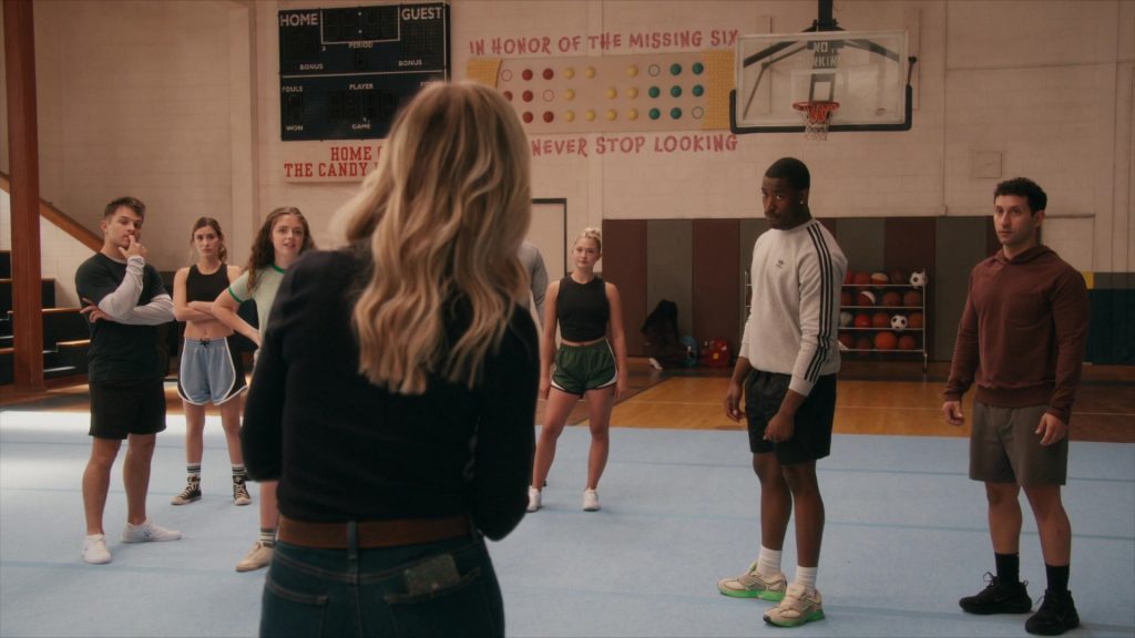 Adidas Sweatshirt, Nike Air Pegasus Wave men's shoes in Stumble S01E04 “Button Day” (2025) (Image 1)