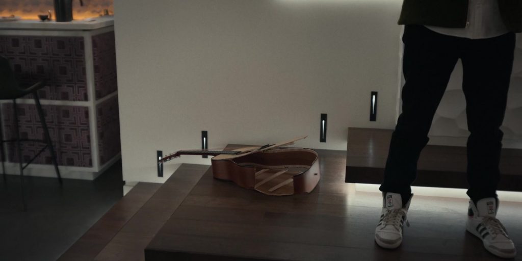 Adidas Top Ten Hi 1979 Anniversary Sneakers of Ben Schwartz as Yasper in The Afterparty S01E01 “Aniq” (2022) (Image 1)