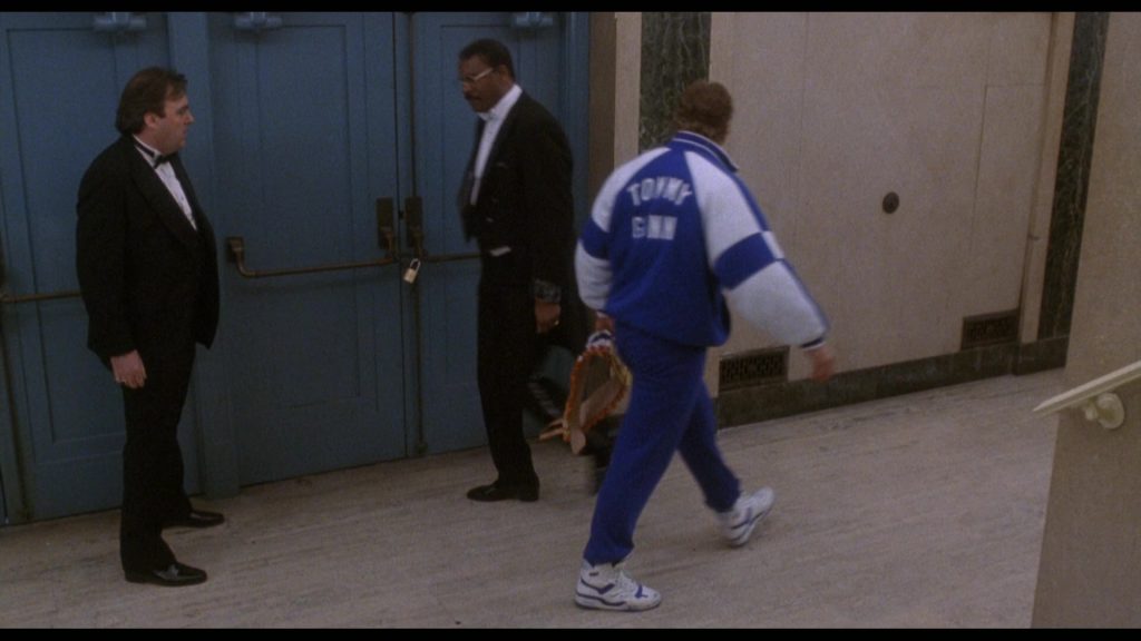 Adidas Tracksuit and Shoes Worn by Tommy Morrison (Tommy Gunn) in Rocky 5 (1990) (Image 1)