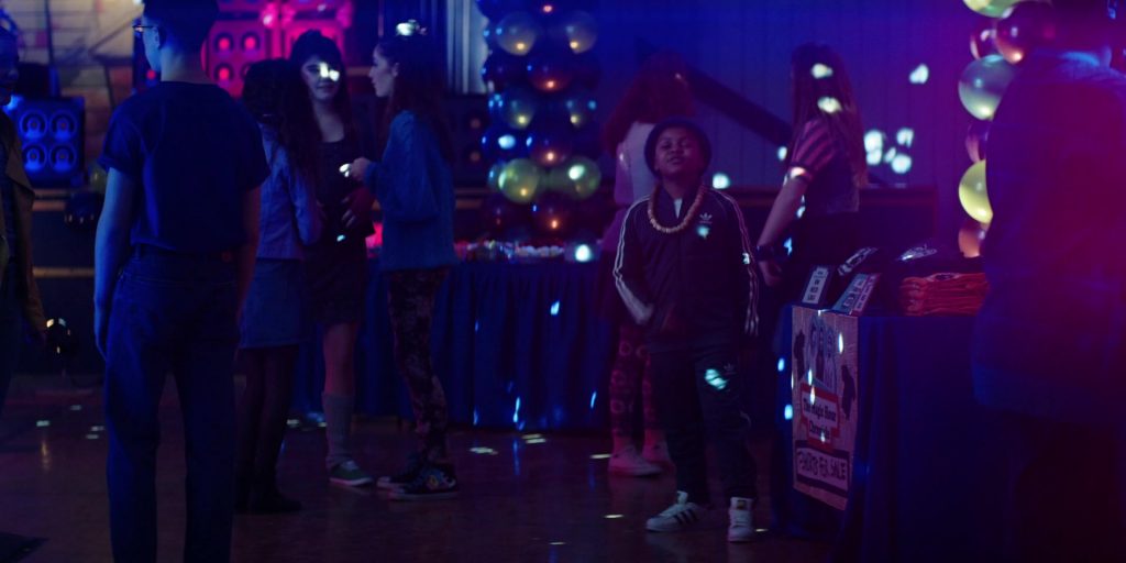 Adidas Tracksuit and Sneakers Worn by Jibrail Nantambu as Donny in Home Before Dark S01E06 “88 Miles an Hour” (2020) (Image 1)