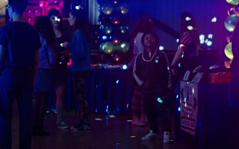 Adidas Tracksuit and Sneakers Worn by Jibrail Nantambu as Donny in Home Before Dark S01E06 “88 Miles an Hour” (2020) (Image 1)