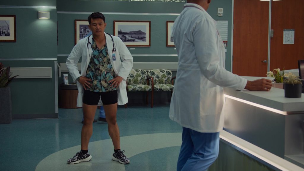 Adidas Ultraboost 22 Men's Running Shoes in Doogie Kameāloha, M.D. S02E03 “Message from the Chief” (2023) (Image 1)