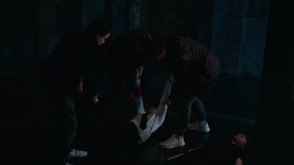 Adidas Ultraboost Men's White Sneakers in The Order S02E08 “Spring Outbreak, Part 2” (2020) (Image 1)