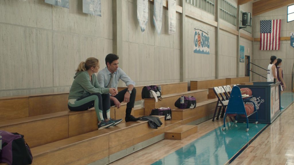 Adidas Ultraboost Running Shoes of Jessalyn Gilsig as Holly Barrett in Big Shot S01E02 “The Marvyn Korn Effect” (2021) (Image 1)