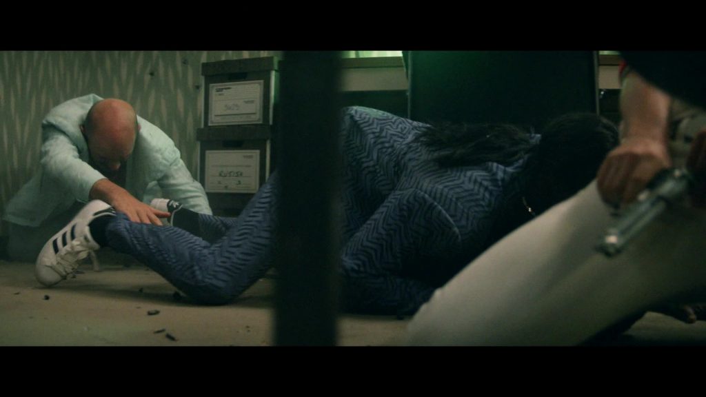 Adidas White Shoes Worn by Don Cheadle in Black Monday S02E03 “Idiot Inside” (2020) (Image 2)