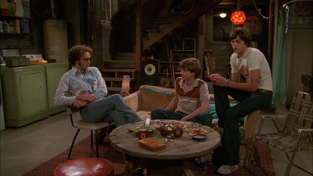 Adidas White Shoes of Ashton Kutcher as Michael Kelso in That '70s Show S01E04 “Battle of the Sexists” (1998) (Image 1)