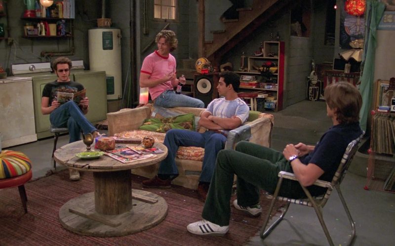 Adidas White Shoes of Ashton Kutcher in That '70s Show S08E04 “Misfire” (2005) (Image 1)