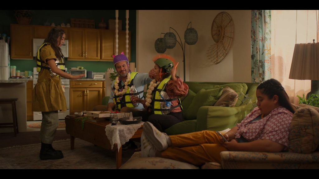 Adidas White Shoes of Keyla Monterroso Mejia as Gloria in Freeridge S01E04 “Dead Mom” (2023) (Image 1)