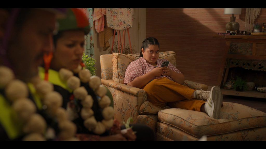 Adidas White Shoes of Keyla Monterroso Mejia as Gloria in Freeridge S01E04 “Dead Mom” (2023) (Image 2)