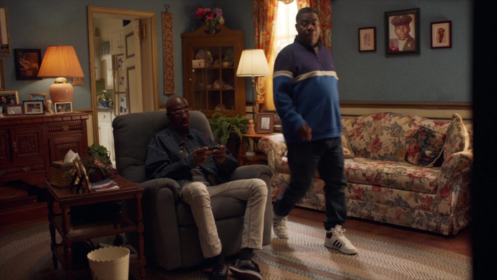 Adidas White Shoes of Tracy Morgan as Tray in The Last O.G. S03E01 “Lookin at the Front Door” (2020) (Image 2)