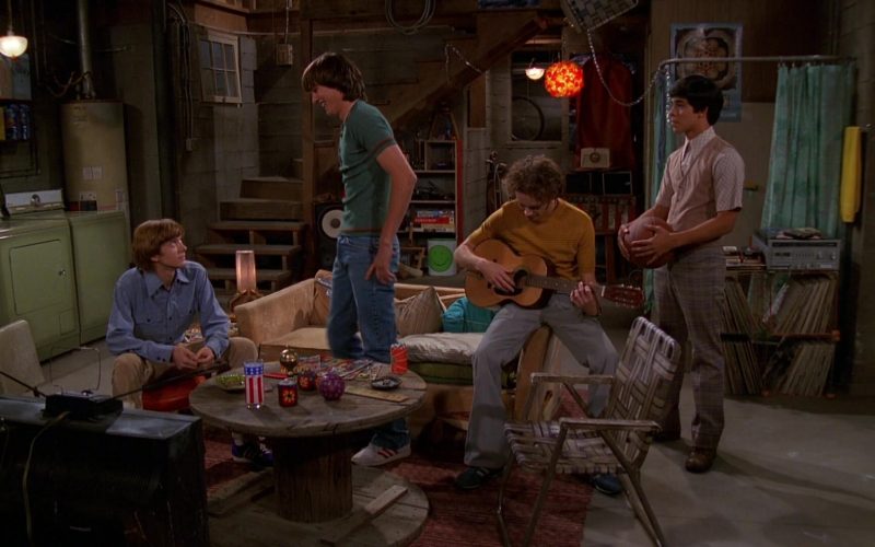 Adidas White Sneakers Worn by Ashton Kutcher as Michael Kelso in That '70s Show S01E02 “Eric's Birthday” (1998) (Image 1)
