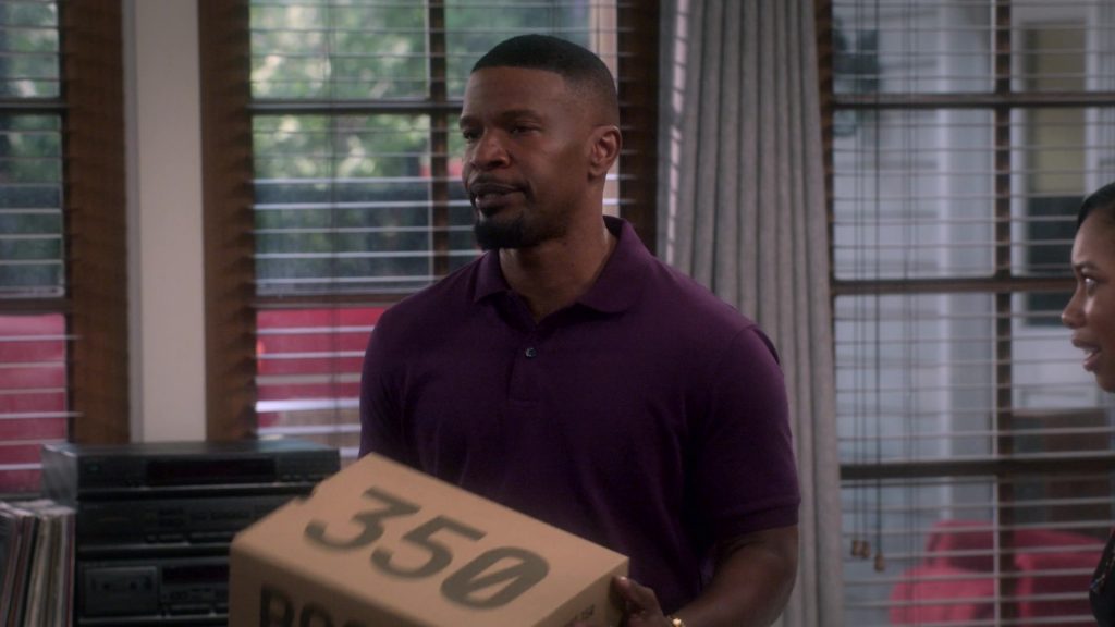Adidas Yeezy Boost 350 Sneakers of Jamie Foxx as Brian Dixon in Dad Stop Embarrassing Me! S01E03 “#YeezysAndShrimp” (2021) (Image 1)