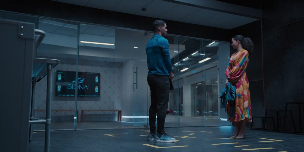 Adidas Yeezy QNTM Basketball Sneakers of Rome Flynn as Tevin Wakefield in Raising Dion S02E02 “ISSUE #202 - Sankofa” (2022) (Image 1)