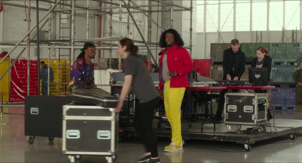 Adidas Yellow Shoes Worn by Trinidad James in Pitch Perfect 3 (2017) (Image 1)