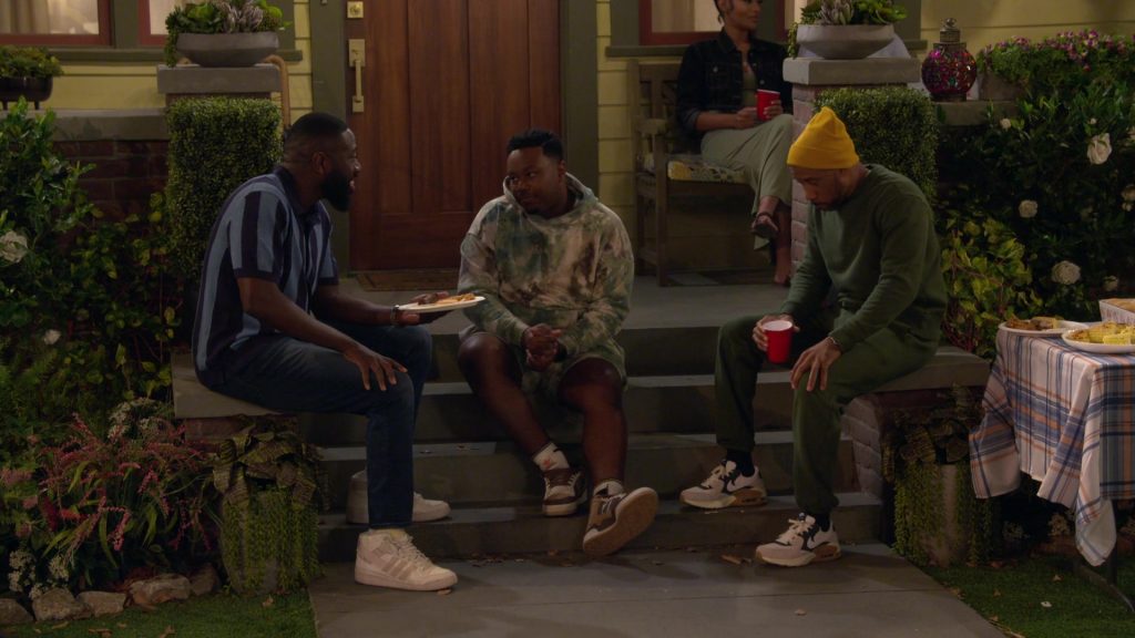 Adidas and Nike Sneakers in The Neighborhood S07E04 “Welcome to the Great Beyond” (2024) (Image 17)