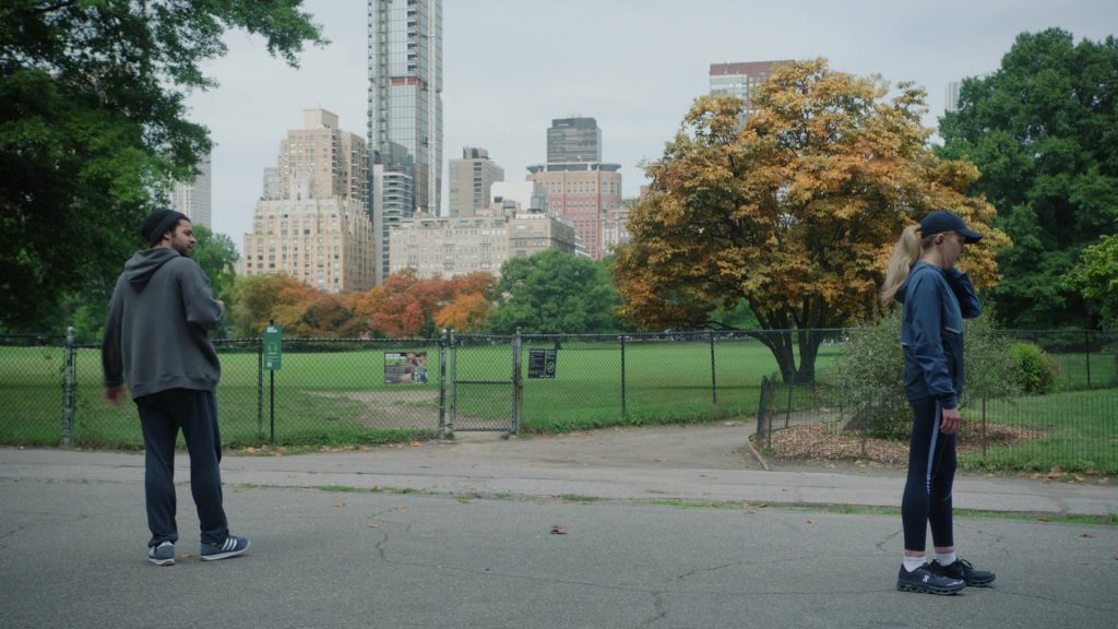 Adidas and ON Sneakers in Etoile S01E07 “The Slip” (2025) (Image 1)