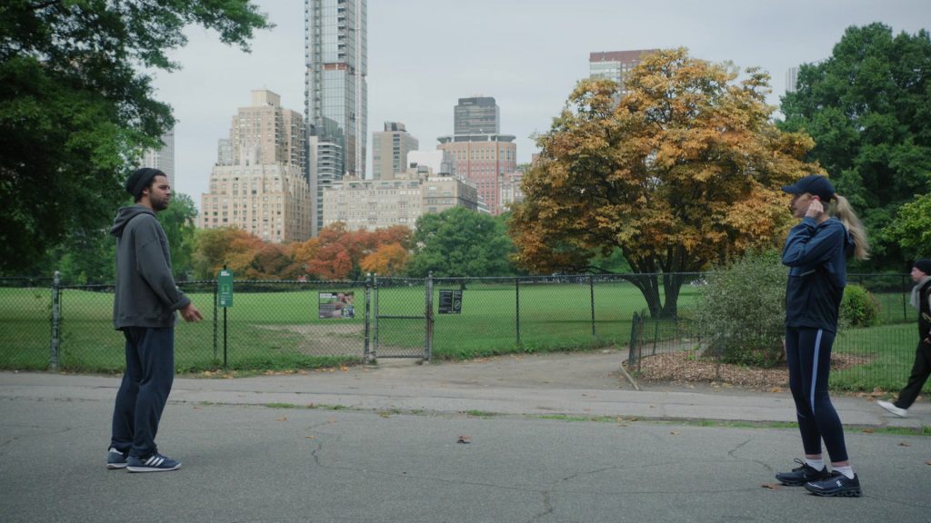 Adidas and ON Sneakers in Etoile S01E07 “The Slip” (2025) (Image 4)