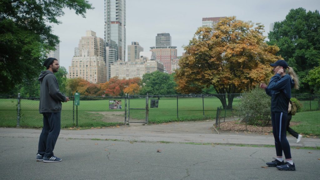 Adidas and ON Sneakers in Etoile S01E07 “The Slip” (2025) (Image 5)