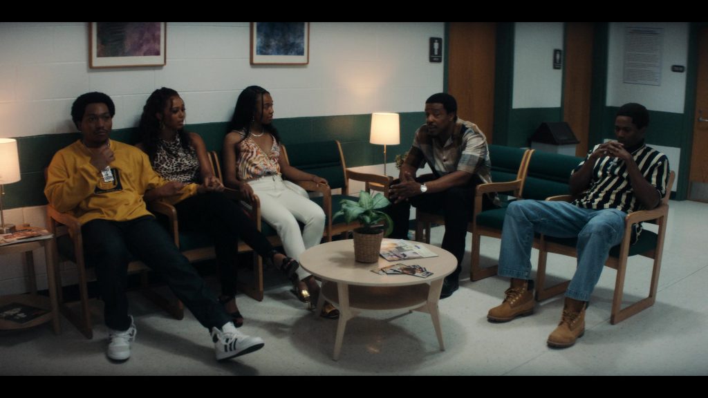 Adidas and Timberland Shoes in BMF S04E08 “Death of Hope” (2025) (Image 1)