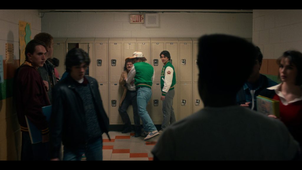 Adidas sneakers in Stranger Things S05E01 “Chapter One – The Crawl” (2025) (Image 9)