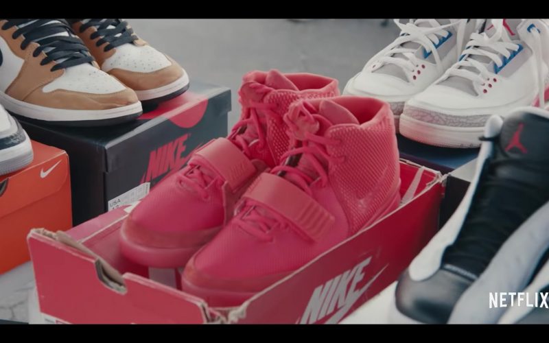 Air Jordan 1 Mid Shoes, Air Yeezy 2 Red October, Air Jordan 3, Air Jordan 13 Retro Sneakers in Sneakerheads Season 1 (2020) (Image 1)