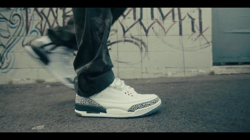 Air Jordan 3 Sneakers by Nike in Sneakerheads S01E01 “100% Pure Adrenaline” (2020) (Image 1)