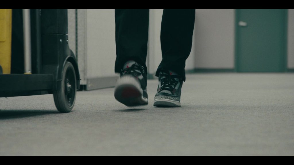 Air Jordan 3 Sneakers by Nike in Sneakerheads S01E03 “The Match” (2020) (Image 1)