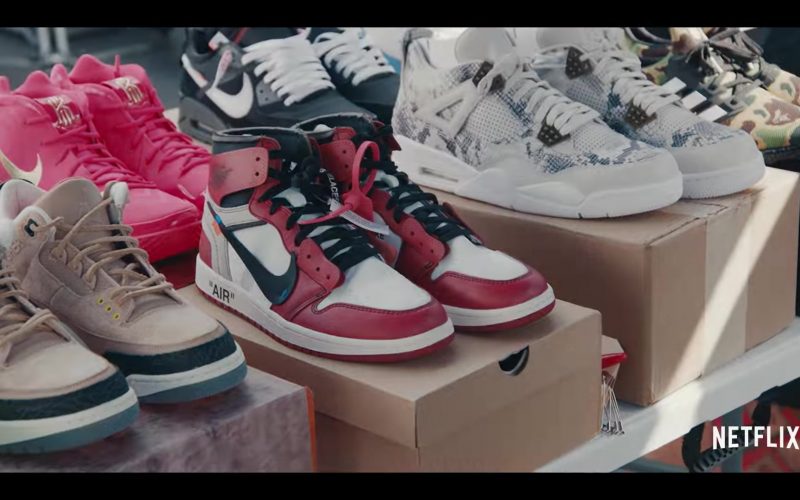 Air Jordan 3 x Justin Timberlake Shoes, Nike Kyrie 4, Air Max 90, Off-White x AJ 1, Air Jordan 4 Retro Pinnacle Snakeskin Sneakers in Sneakerheads Season 1 (2020) (Image 1)