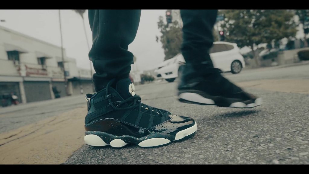 Air Jordan 6 Rings Black Basketball Trainers by Nike in Sneakerheads S01E01 “100% Pure Adrenaline” (2020) (Image 1)