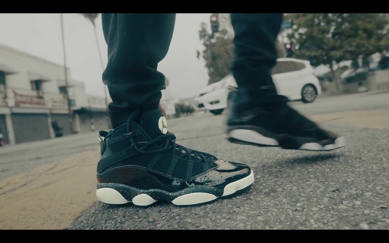 Air Jordan 6 Rings Black Basketball Trainers by Nike in Sneakerheads S01E01 “100% Pure Adrenaline” (2020) (Image 1)