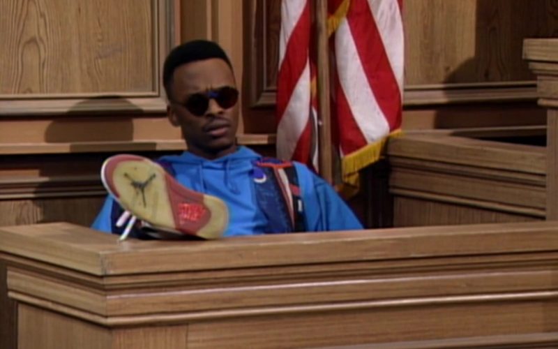 Air Jordan Sneakers Worn by DJ Jazzy Jeff as Jazz in The Fresh Prince of Bel-Air S02E09 “Cased Up” (1991) (Image 1)