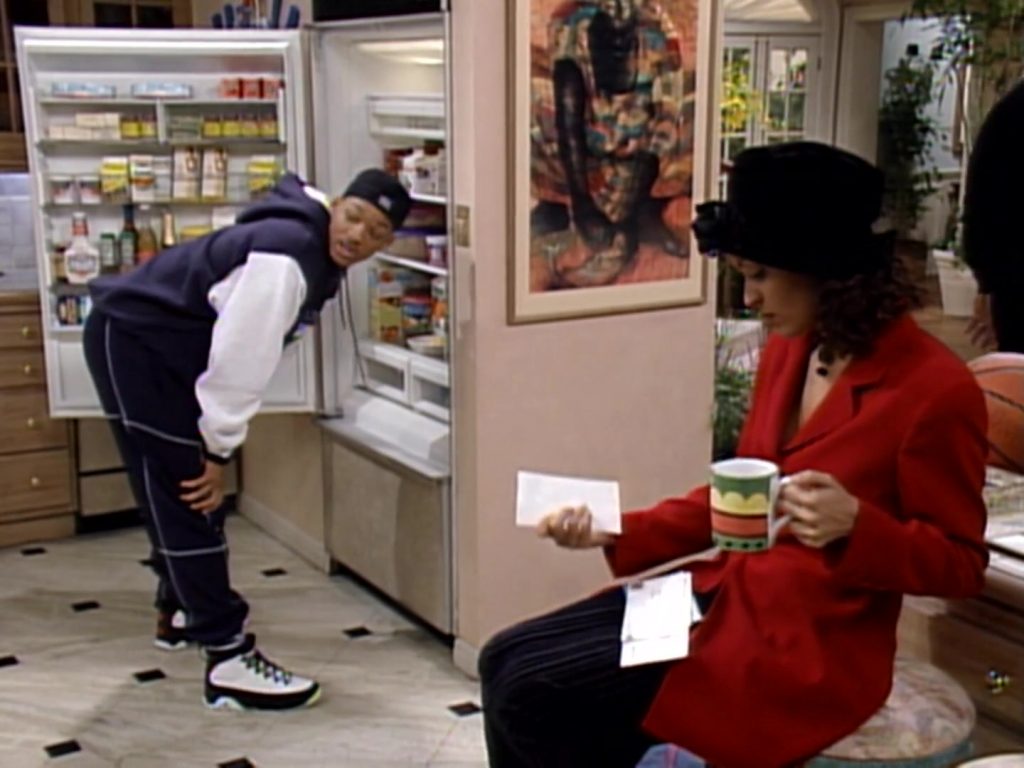 Air Jordan Sneakers Worn by Will Smith in The Fresh Prince of Bel-Air S04E14 “Sleepless in Bel-Air” (1994) (Image 1)