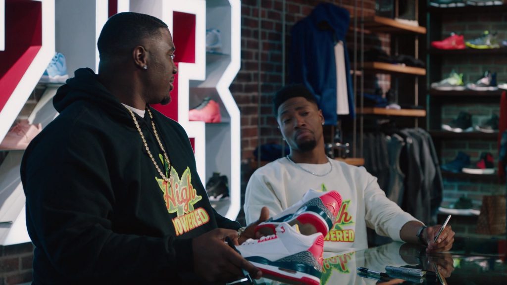 Air Jordan Sneakers in Ballers - Season 3, Episode 1, “Seeds of Expansion” (2017) (Image 1)