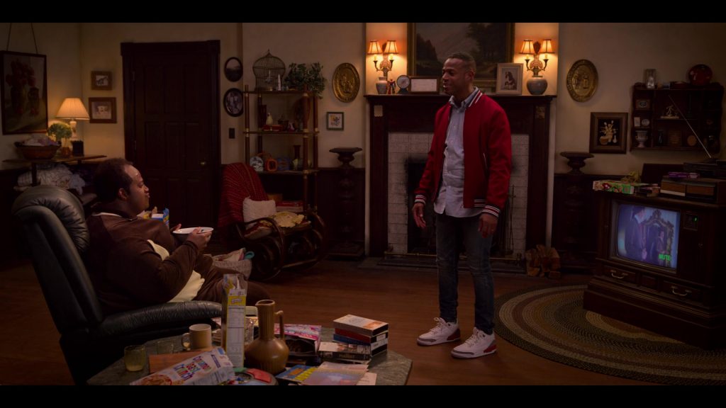 Air Jordan White Sneakers Worn by Marlon Wayans in Sextuplets (2019) (Image 1)