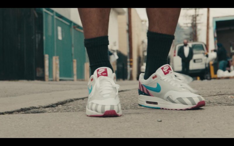Air Max 1 by Nike x Parra Sneakers of Andrew Bachelor as Bobby in Sneakerheads S01E01 “100% Pure Adrenaline” (2020) (Image 1)