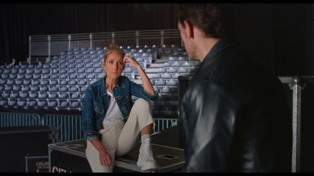Alexander McQueen Sneaker Boots (White) Worn by Celine Dion in Love Again (2023) (Image 1)
